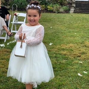 David’s bridal Flower girl dress